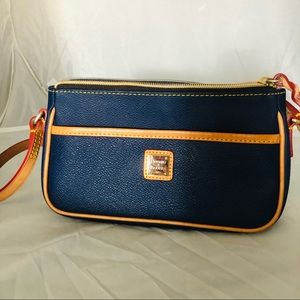 Dooney & Bourke Navy Pebble Leather Purse